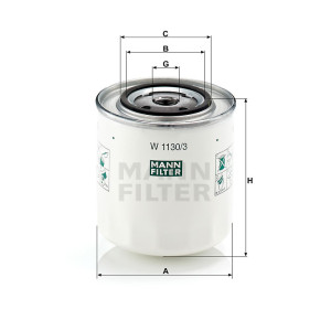 Фильтр масляный MANN-FILTER W 1130/3